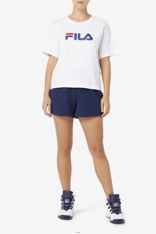 bílé tričko thea fila 0668L1446 bílý FILA