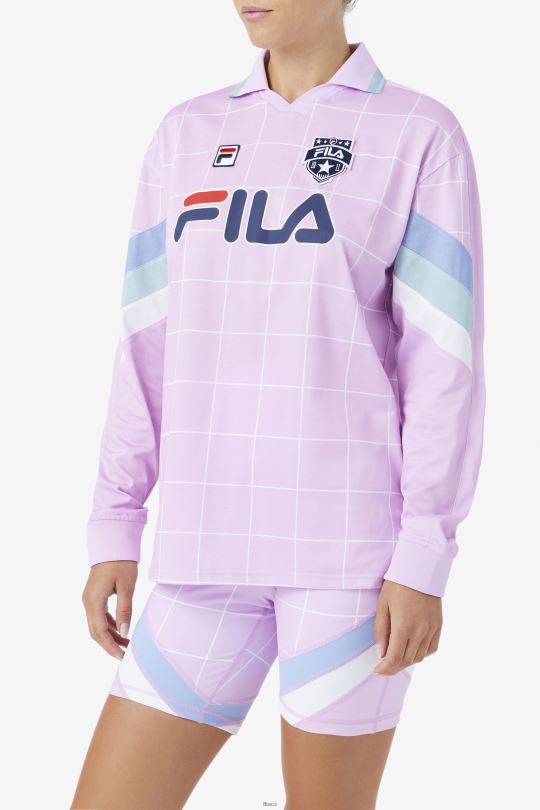 brankářský dres fila orchid/bílá/ether zorra 0668L1378 orchidej/bílá/éter FILA