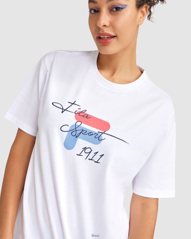 dámské tričko cinzia bílé fila 0668L2837 bílý FILA