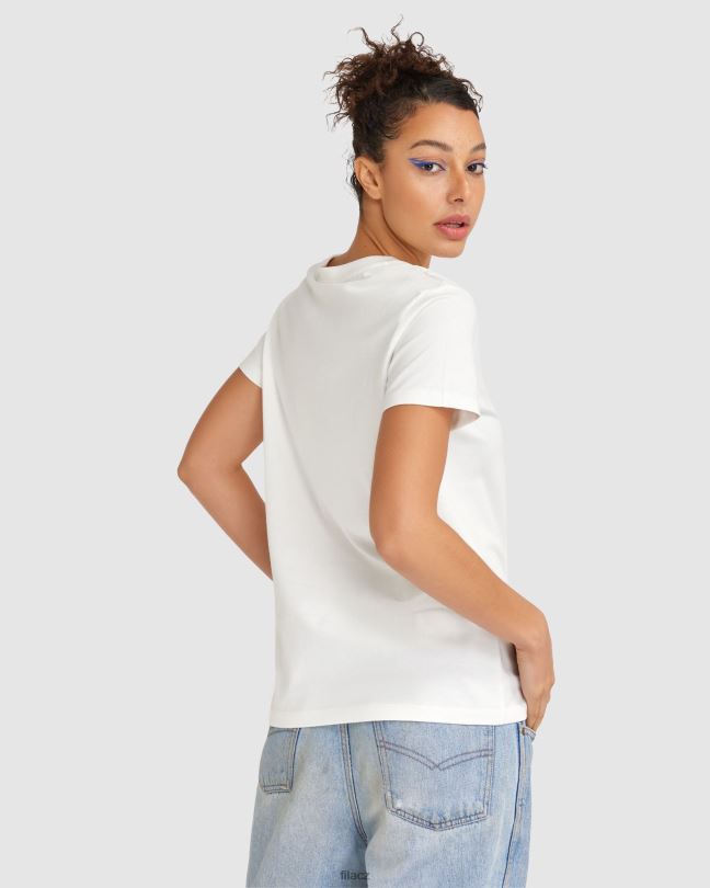 dámské tričko imogen tee fila bílé 0668L2846 bílý FILA