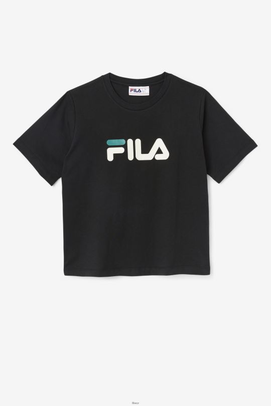černé tričko fila thea 0668L1447 Černá FILA
