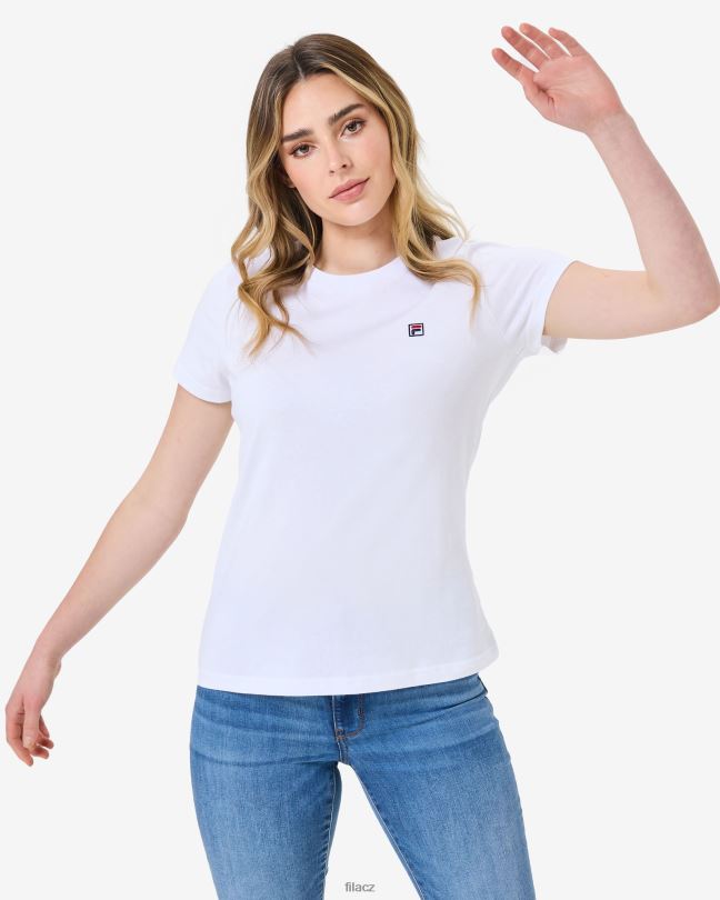 fila bílá volara odznak 2.0 tričko 0668L2938 bílý FILA