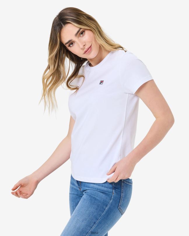 fila bílá volara odznak 2.0 tričko 0668L2938 bílý FILA