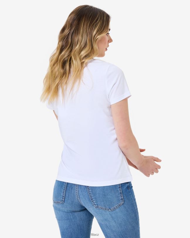 fila bílá volara odznak 2.0 tričko 0668L2938 bílý FILA