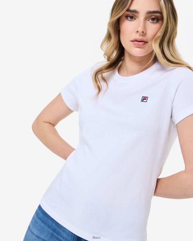 fila bílá volara odznak 2.0 tričko 0668L2938 bílý FILA