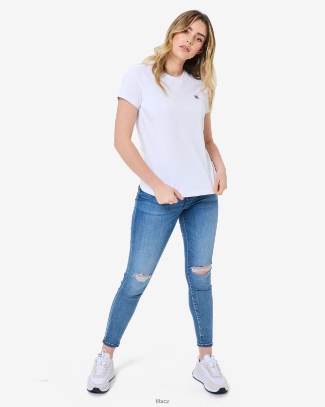 fila bílá volara odznak 2.0 tričko 0668L2938 bílý FILA