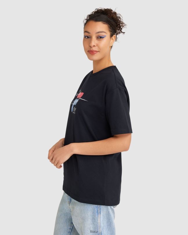 fila dámské tričko cinzia černé 0668L2839 Černá FILA