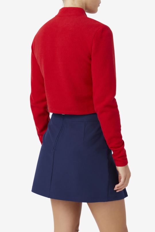 fila červený josie top na zip 0668L1390 Červené FILA