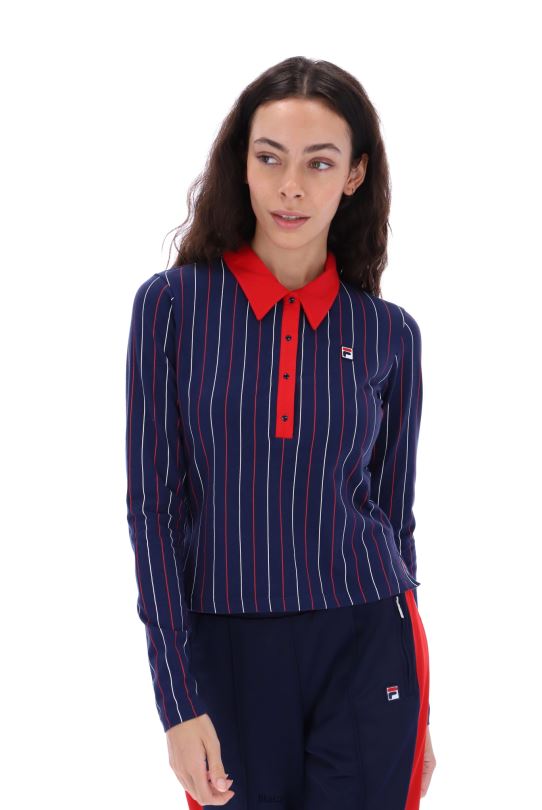 fila jada polo top bb1 s dlouhým rukávem 0668L3423FILA