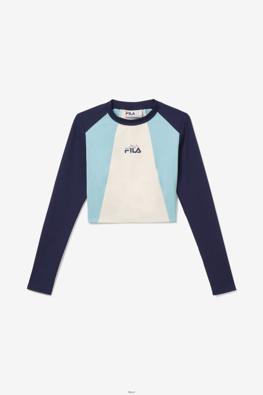 fila whitely top navy/ledová aqua/egret 0668L1375 námořnictvo/ledová aqua/egret FILA