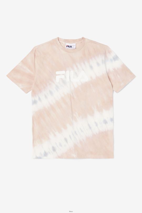 gardénie/bílá/belgický blok alivia tie dye tee fila 0668L1404 gardénie/bílý/belgický blok FILA