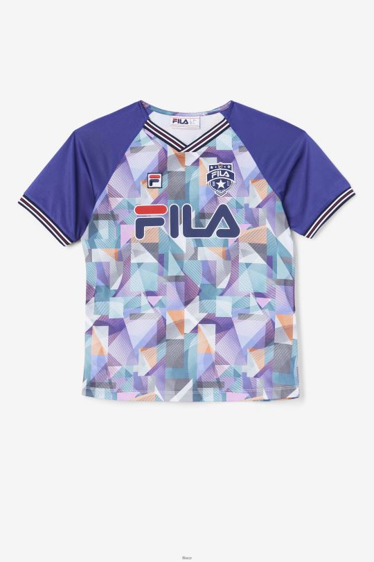 geoprint/modrý fallone jersey fila 0668L1458 geoprint/modrá FILA