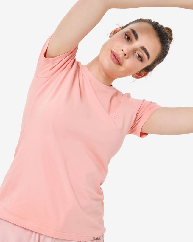 jemné růžové tričko fila yuna 0668L2937 jemná růže FILA
