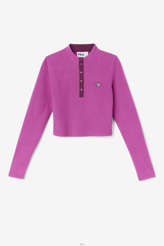 josie poloviční zip fila rouge/potpourri 0668L1388 rouge/potpourri FILA
