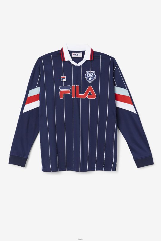námořnický/bílý/červený brankářský dres fila zorra 0668L1377 námořnická/bílá/červená FILA