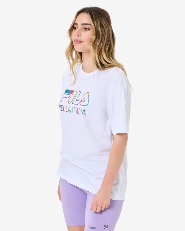 oversized tričko fila bílé maddy 0668L2944 bílý FILA