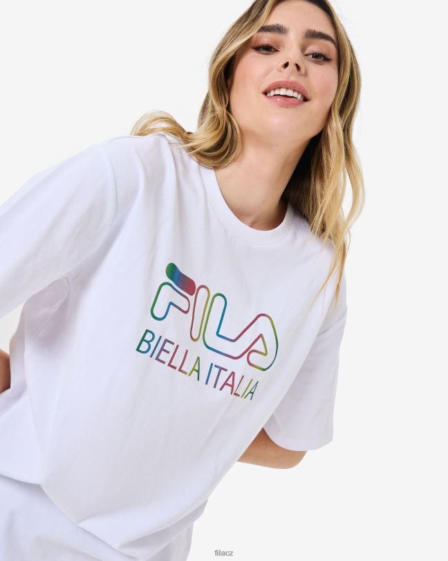 oversized tričko fila bílé maddy 0668L2944 bílý FILA