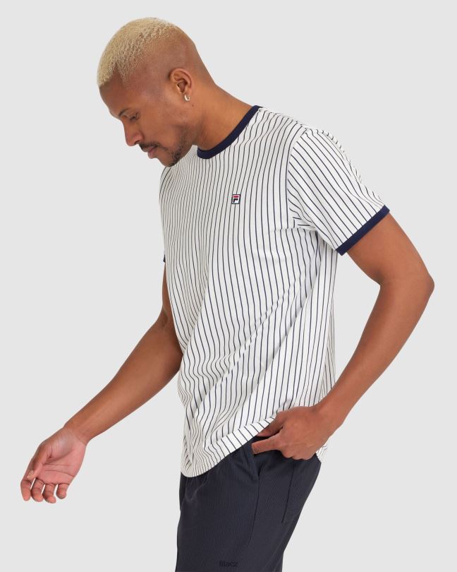 pánský wyatt ringer fila bílá 0668L2384 bílý FILA