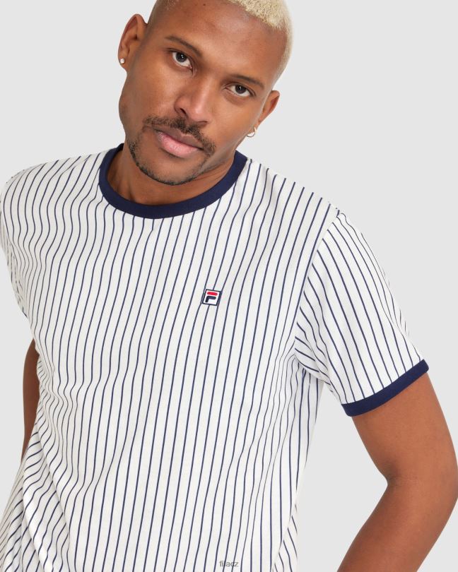 pánský wyatt ringer fila bílá 0668L2384 bílý FILA