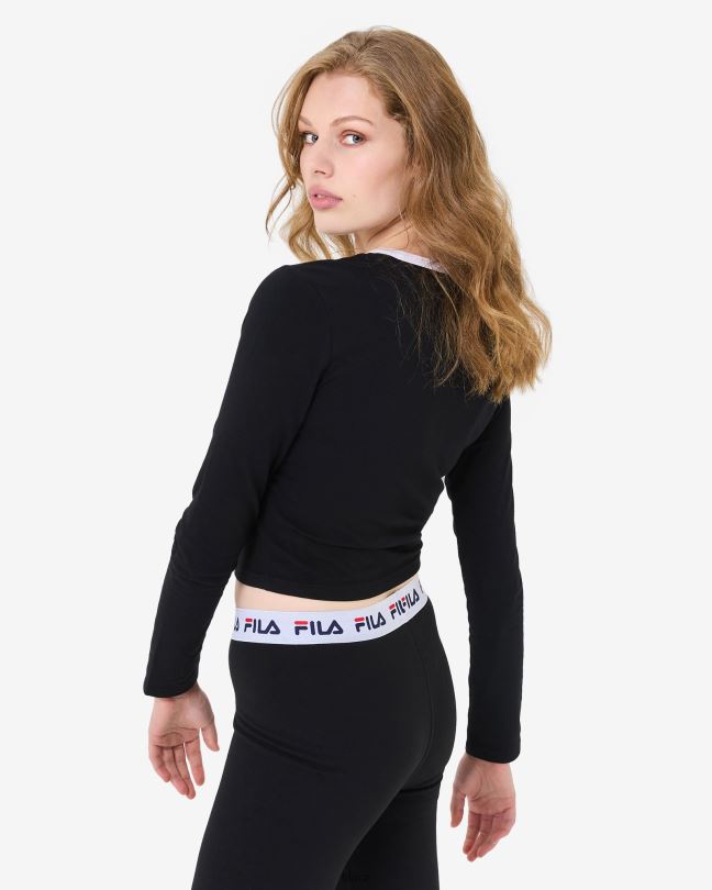 sage ls tee fila černé 0668L2936 Černá FILA