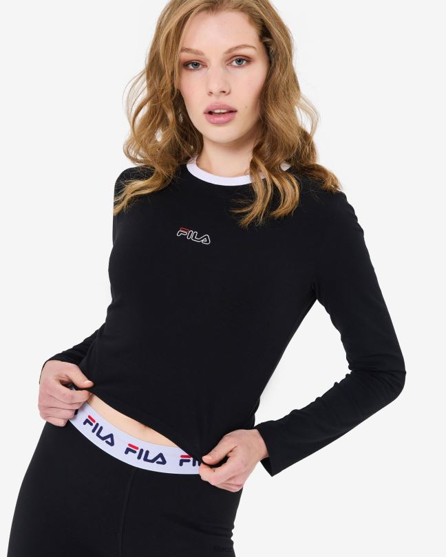 sage ls tee fila černé 0668L2936 Černá FILA