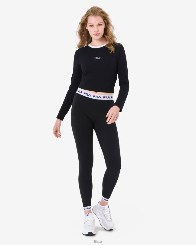 sage ls tee fila černé 0668L2936 Černá FILA