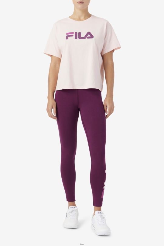 thea tee potpourri/hroznové víno/rouge fila 0668L1451 potpourri/hroznové víno/červená FILA