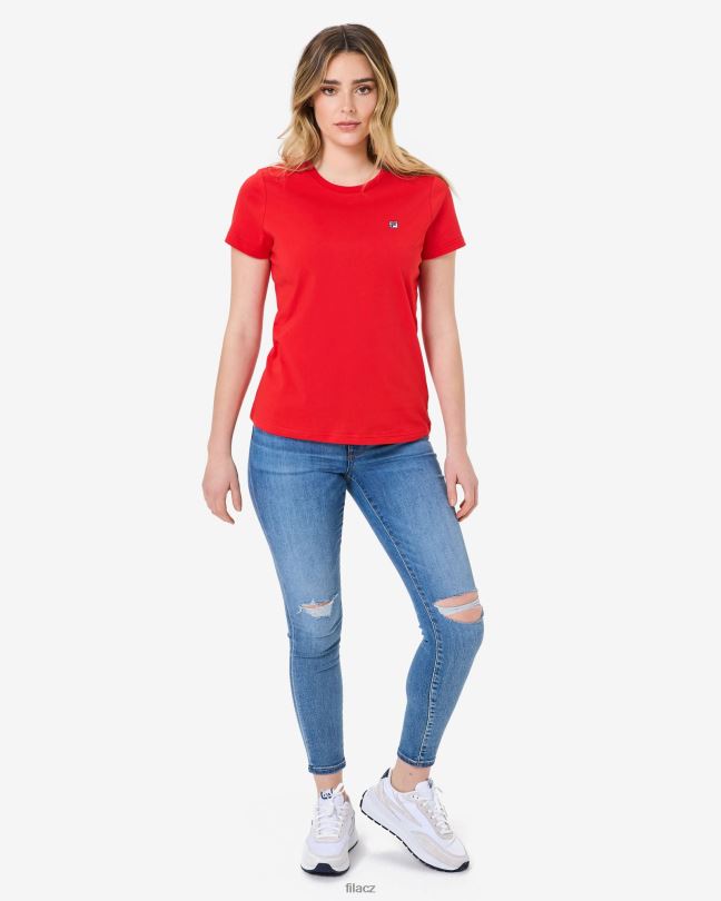 volara odznak 2.0 tee red fila 0668L2945 Červené FILA
